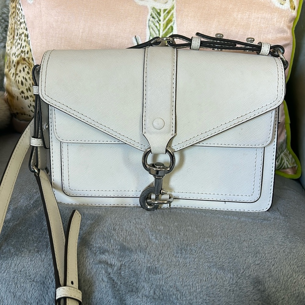 Rebecca Minkoff White Leather Crossbody